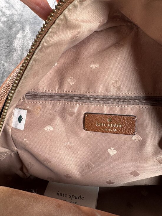 Kate Spade Jackson Medium Backpack Gingerbread Pebbled Leather main image 8
